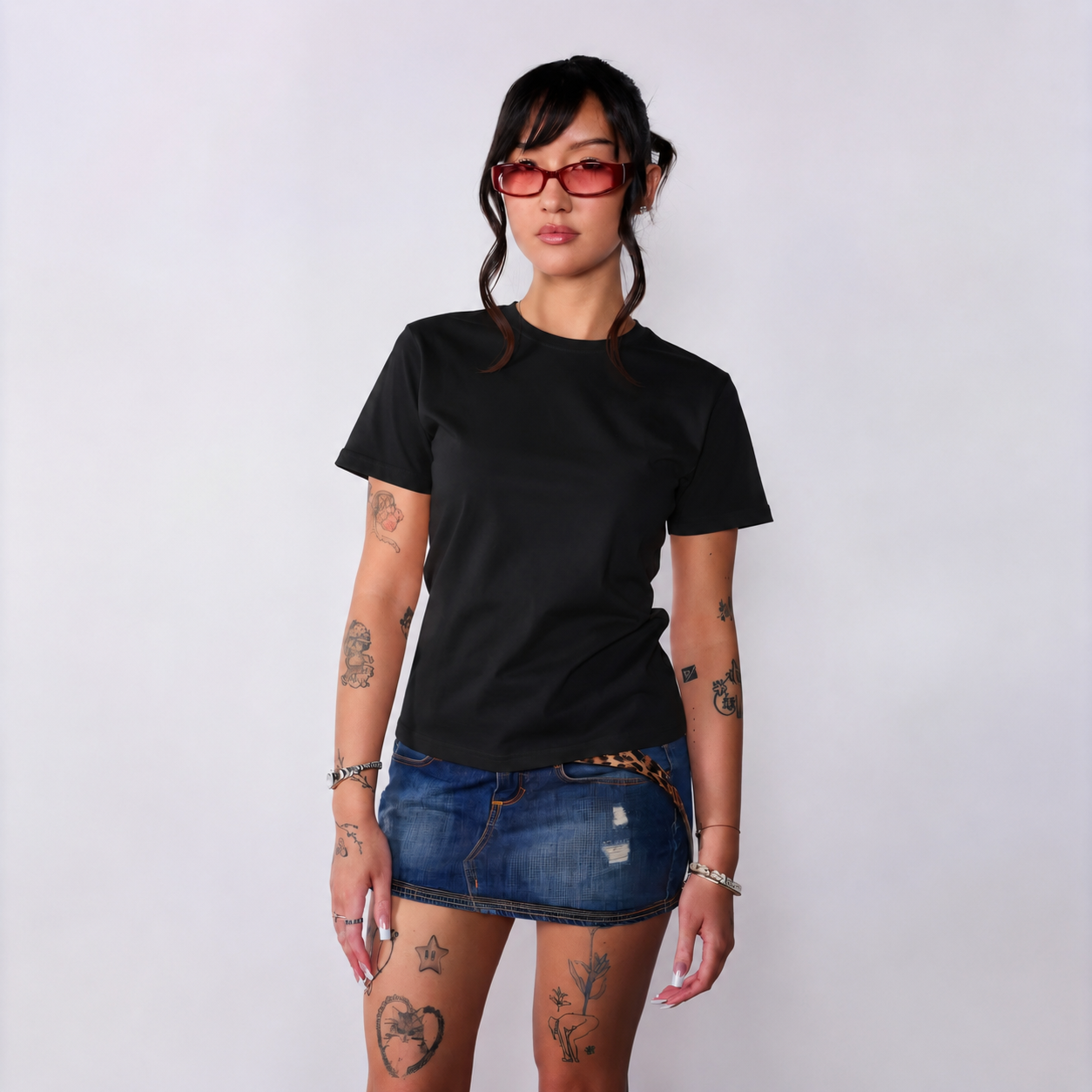 POLERA SLIM FIT NEGRA