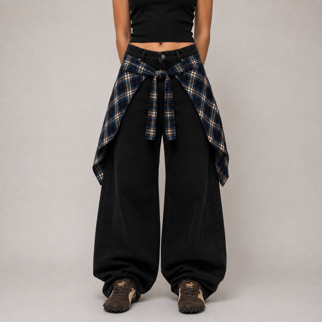 Sobrefalda tartan #1