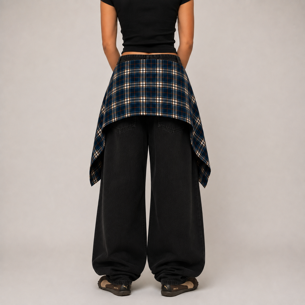 Sobrefalda tartan #1