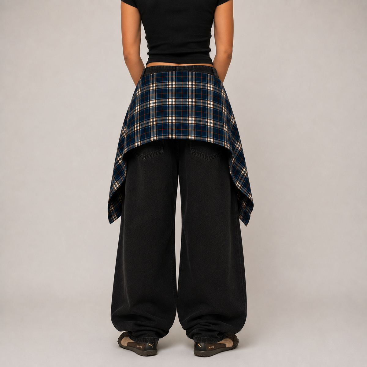 Sobrefalda tartan #1
