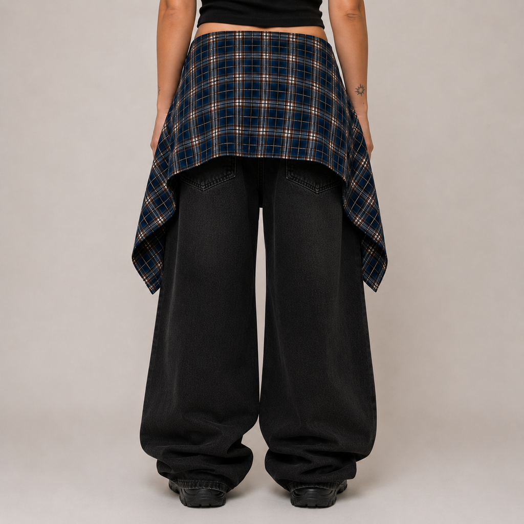 Sobrefalda tartan #1