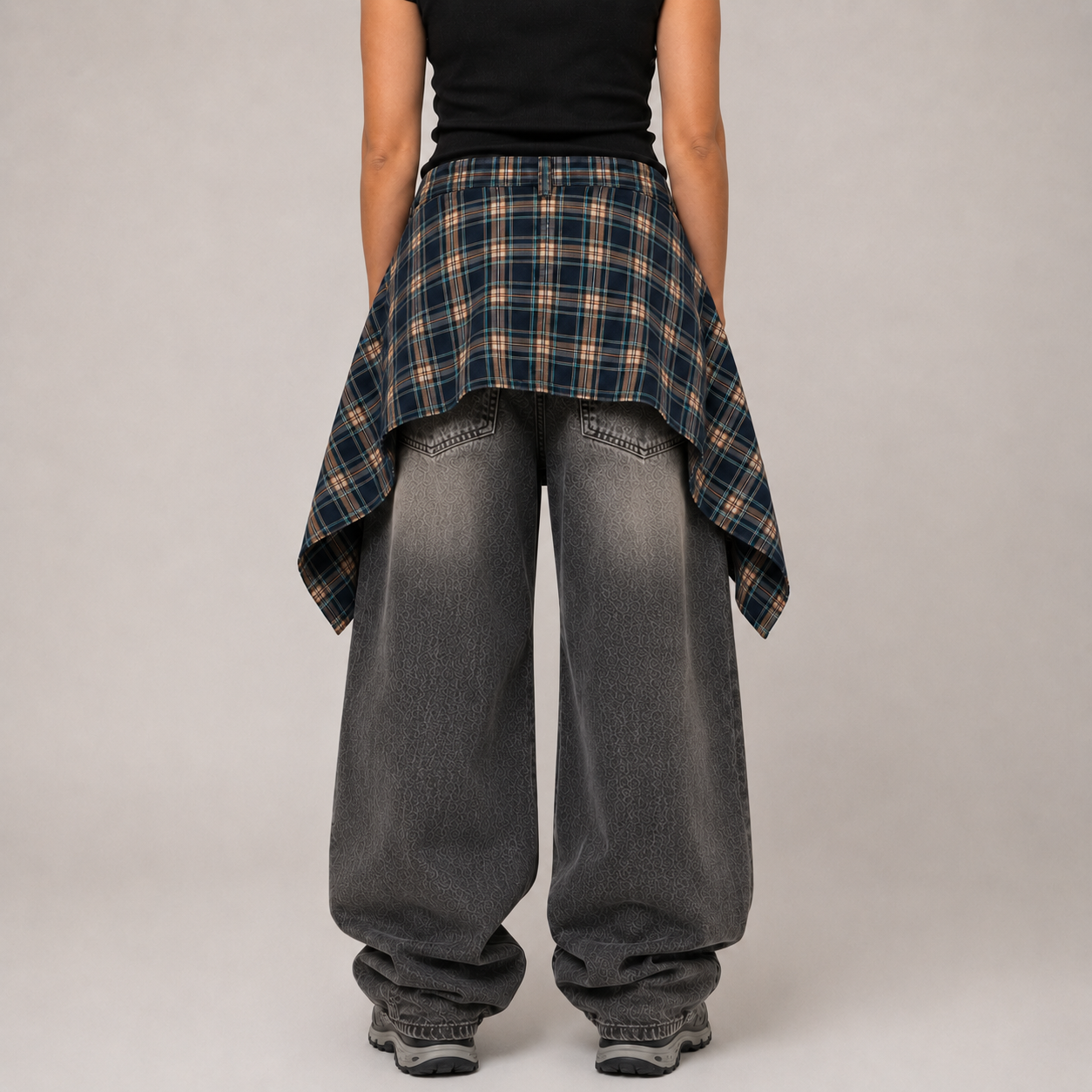 Sobrefalda tartan #2