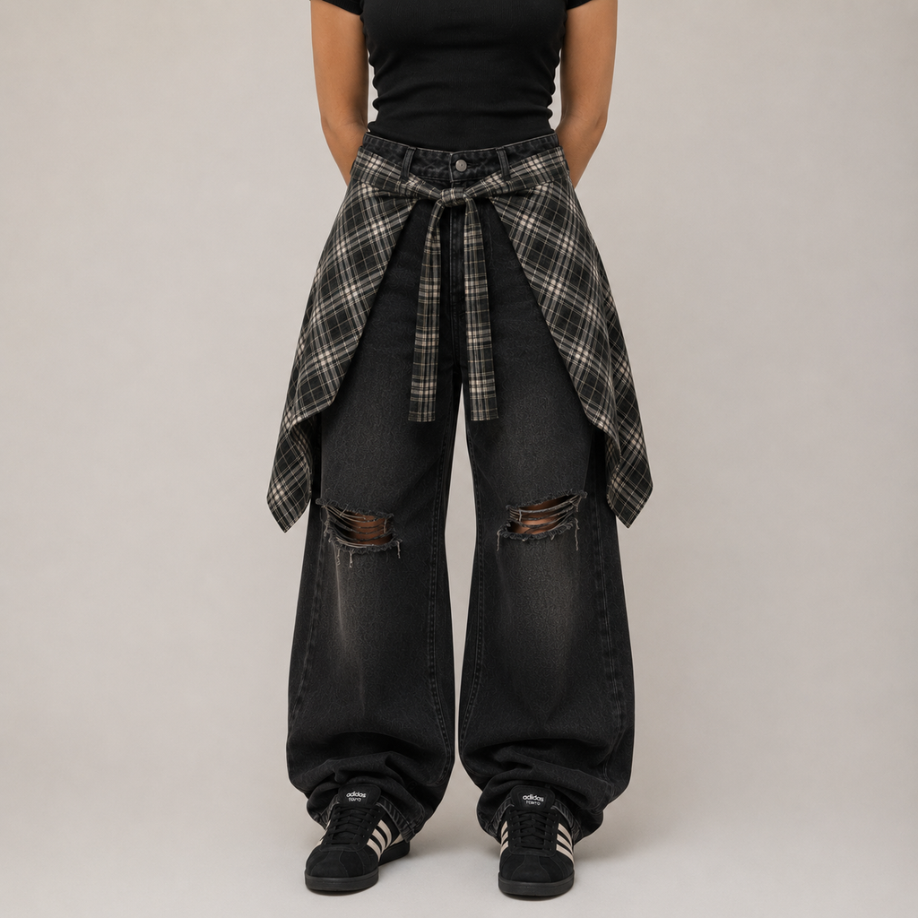 Sobrefalda tartan #3