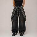 Sobrefalda tartan #3