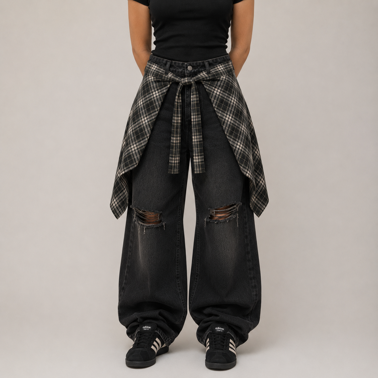 Sobrefalda tartan #3