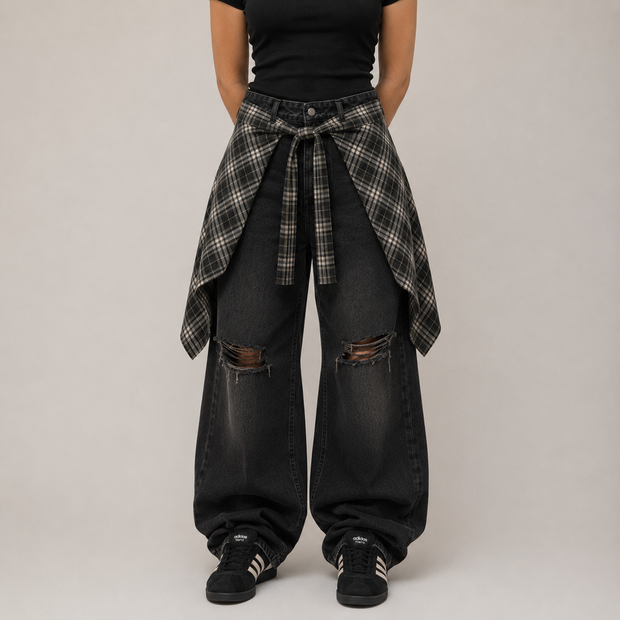 Sobrefalda tartan #3