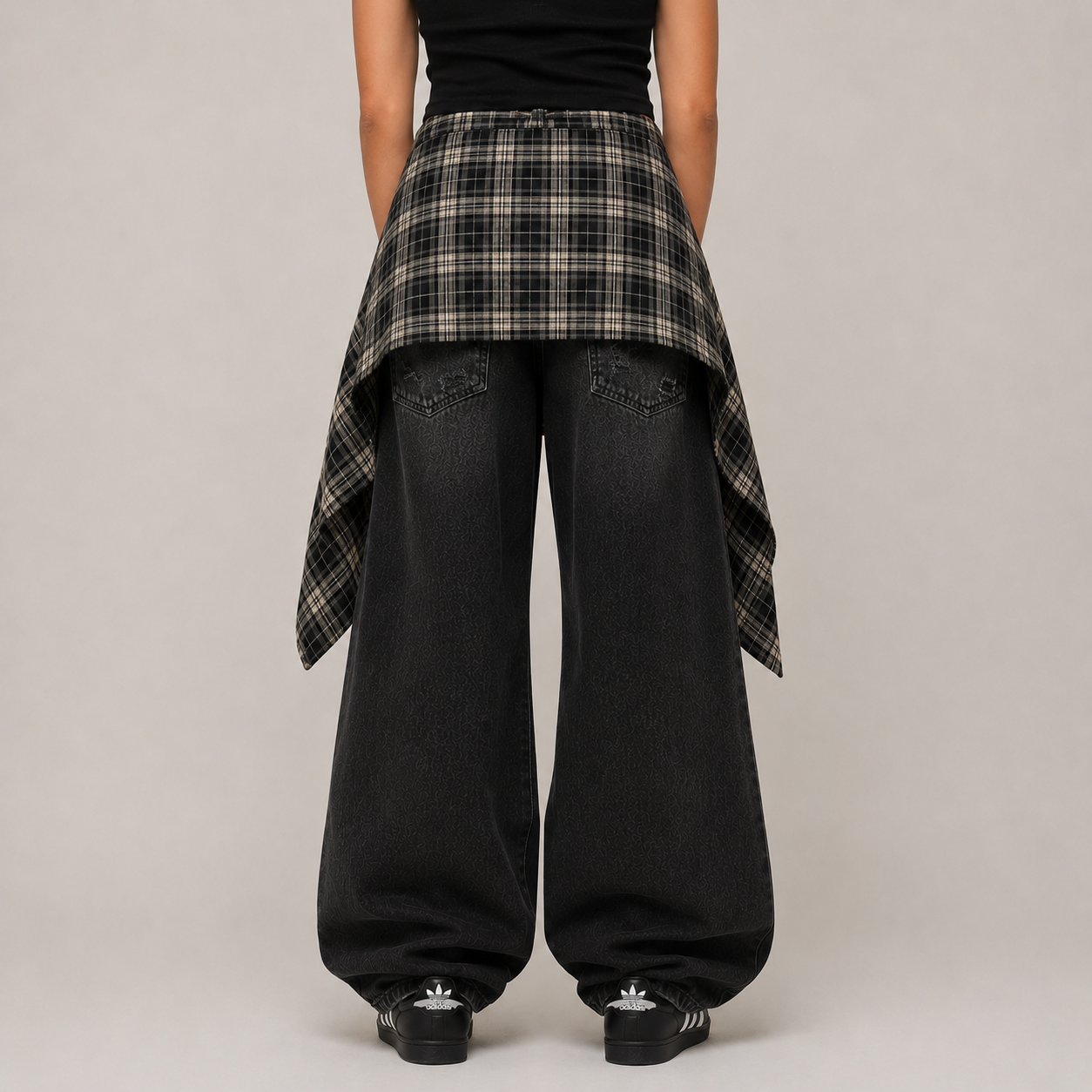 Sobrefalda tartan #3