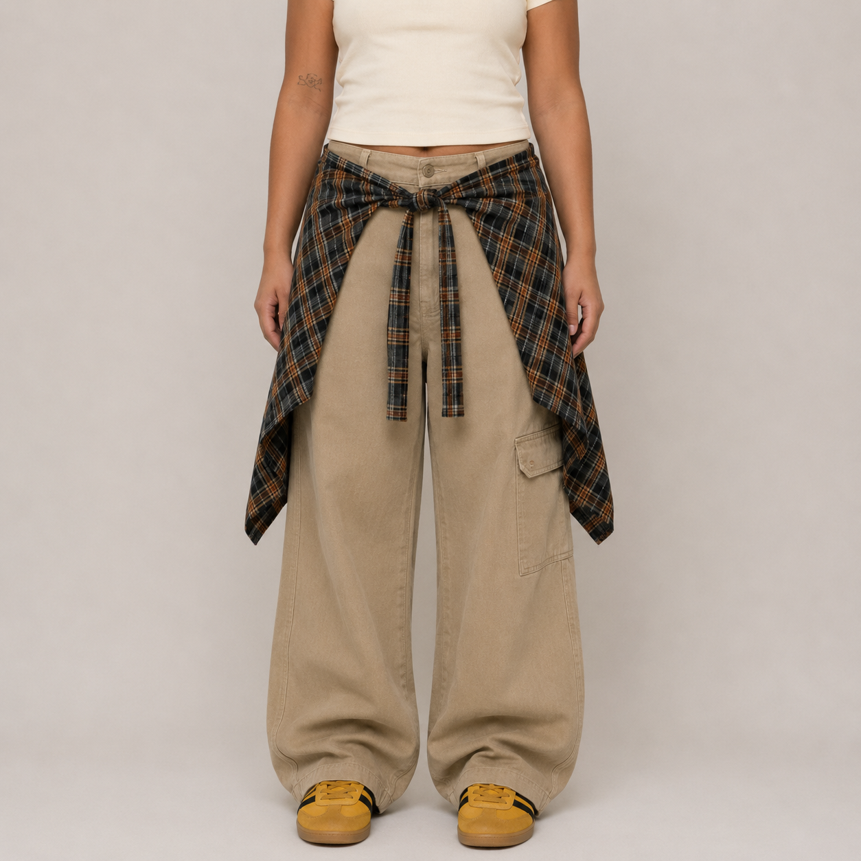 Sobrefalda tartan #4