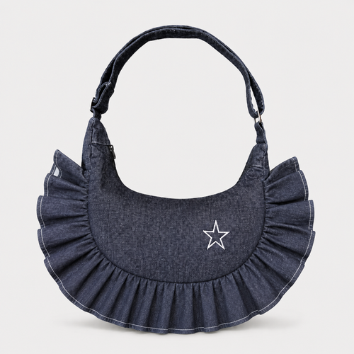Bolso Denim con Vuelos