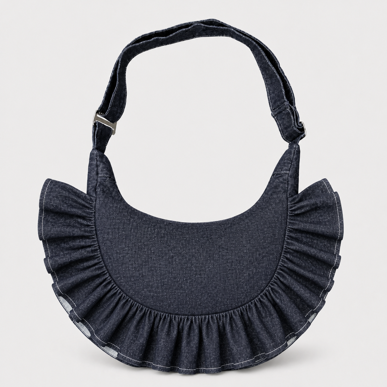 Bolso Denim con Vuelos