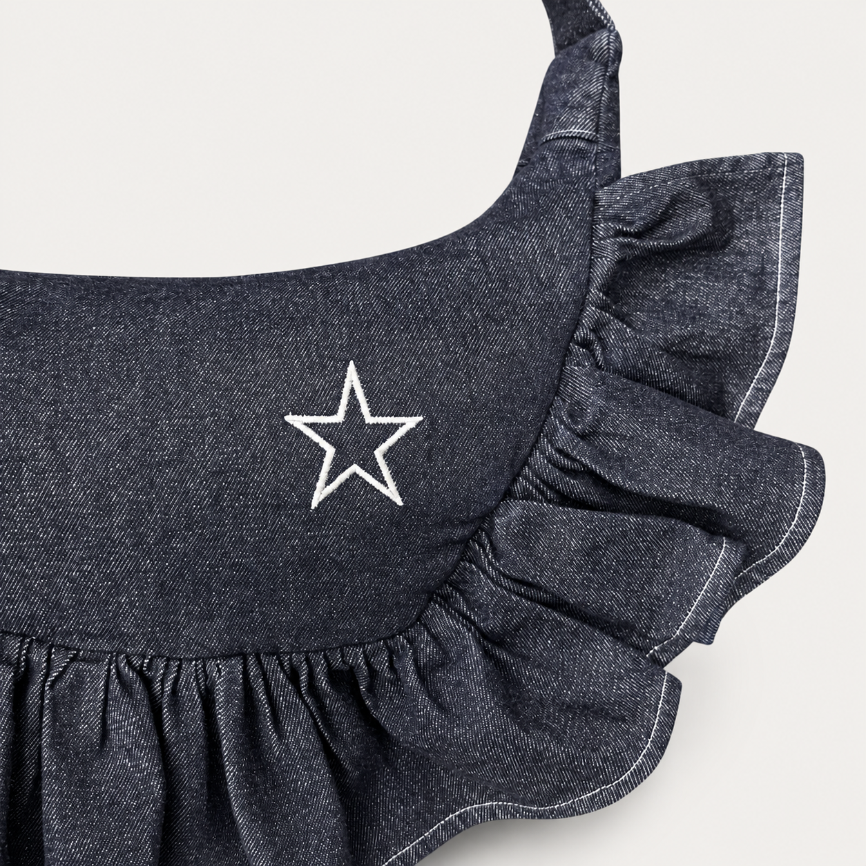 Bolso Denim con Vuelos