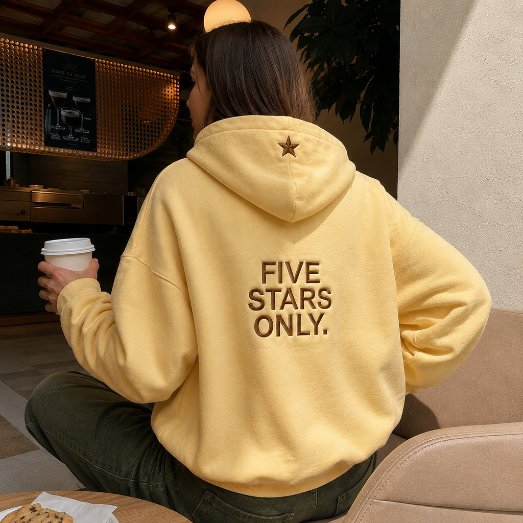 FIVE STARS ONLY HOODIE