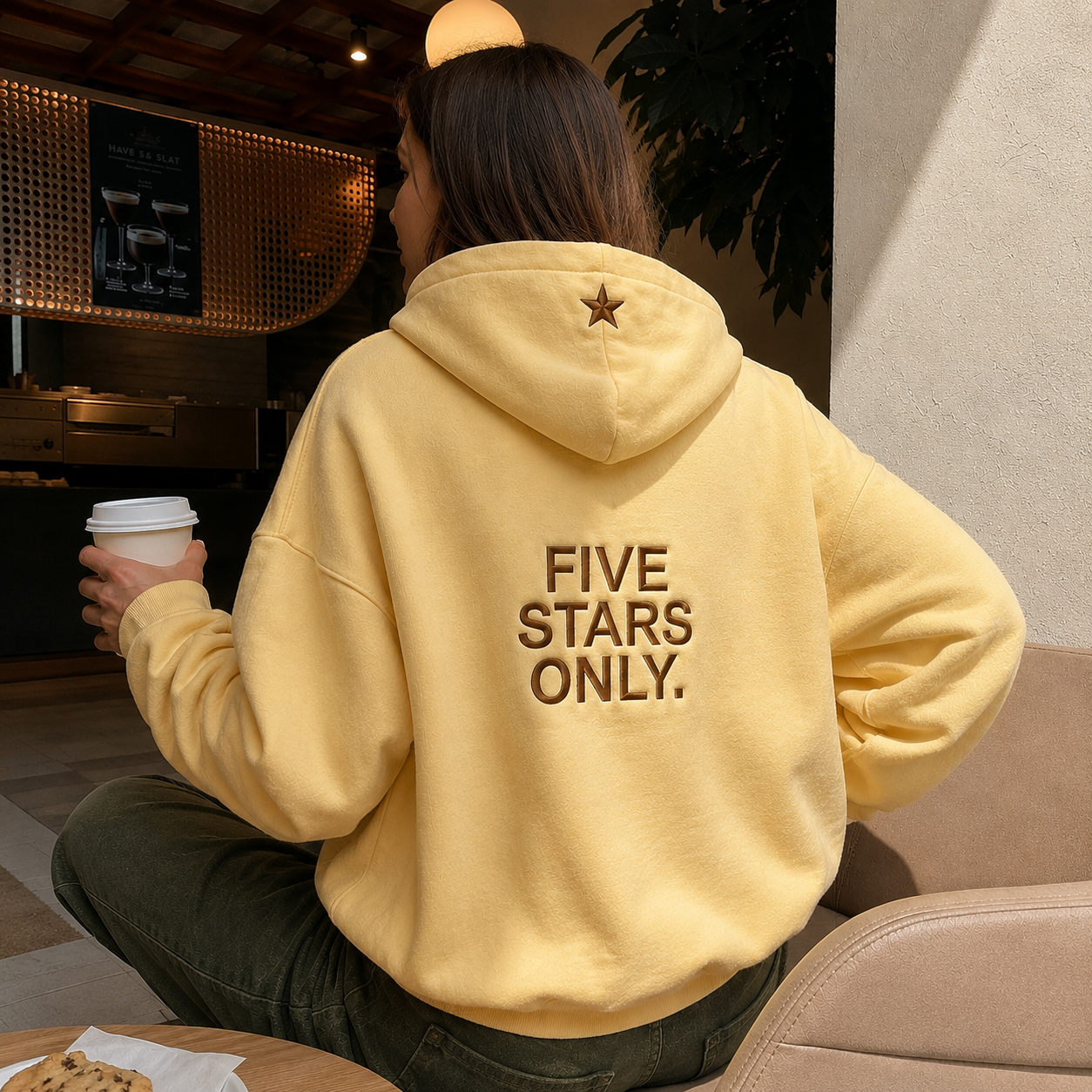 FIVE STARS ONLY HOODIE