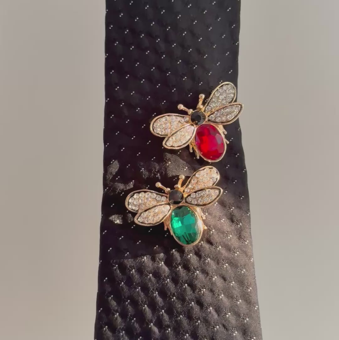 Prendedor Abeja Roja